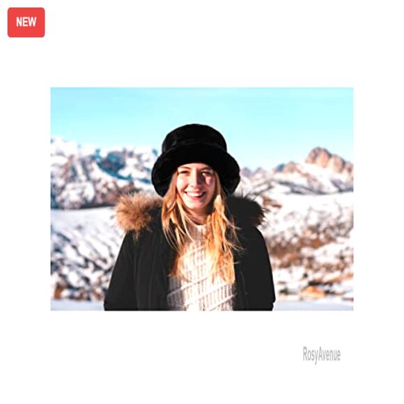 Faux Fur Bucket Hat Camouflage Printed Fisherman Cap main image 7